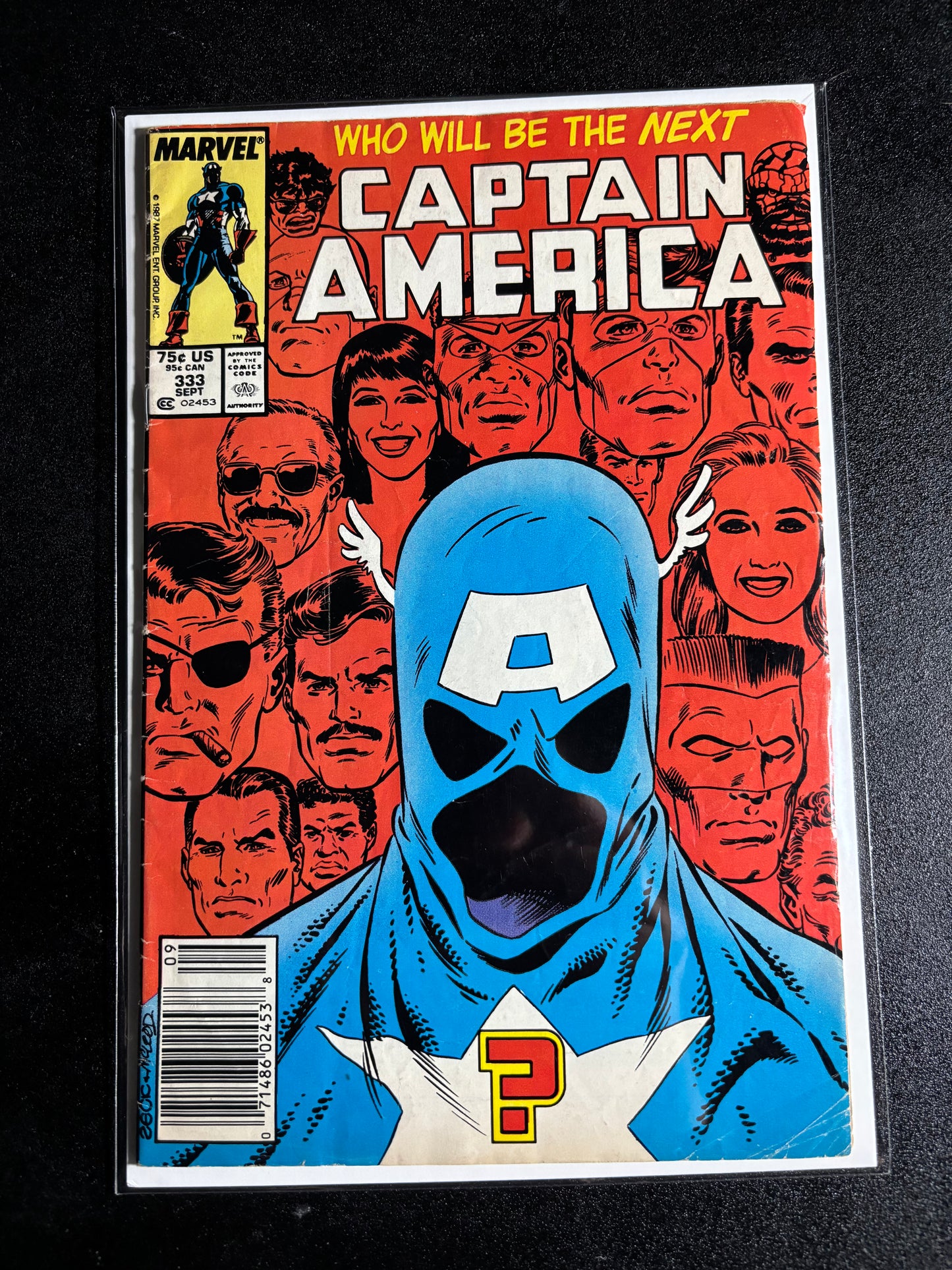 Captain America #333 (1987, Marvel Comics)