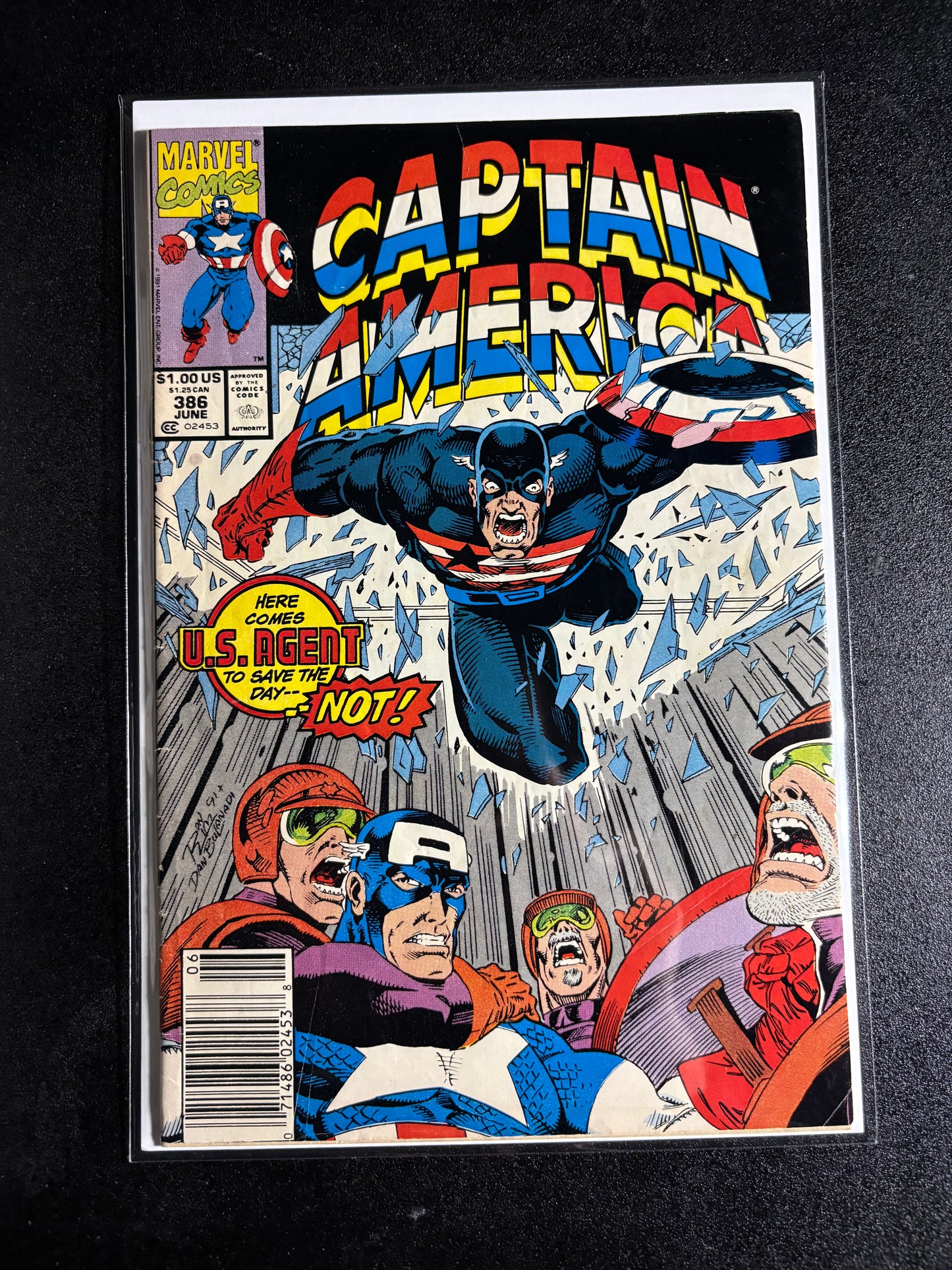 Captain America #386 (1991, Marvel Comics)