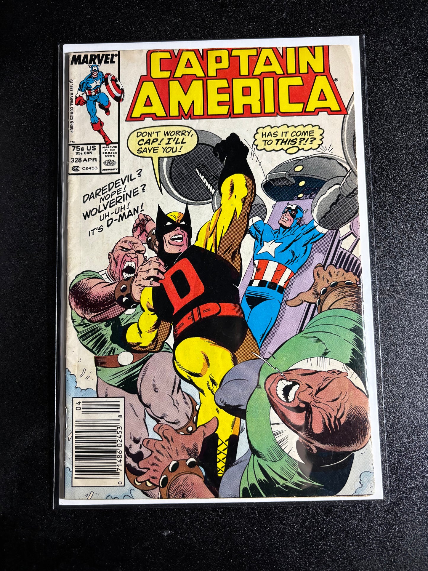 Captain America #328 (1987, Marvel Comics)