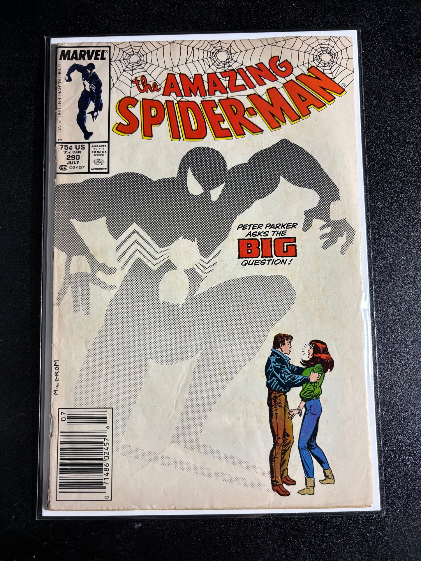 The Amazing Spider-Man #290 (July 1987) – Peter Proposes to Mary Jane