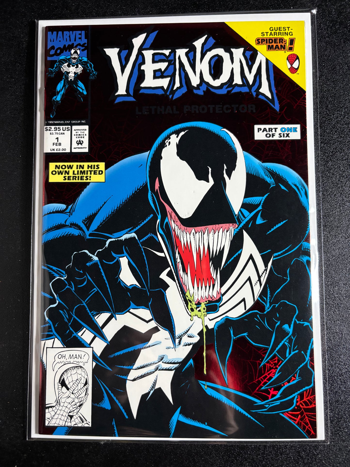 Venom: Lethal Protector #1 – Marvel Comics (1993) – Red Foil Cover