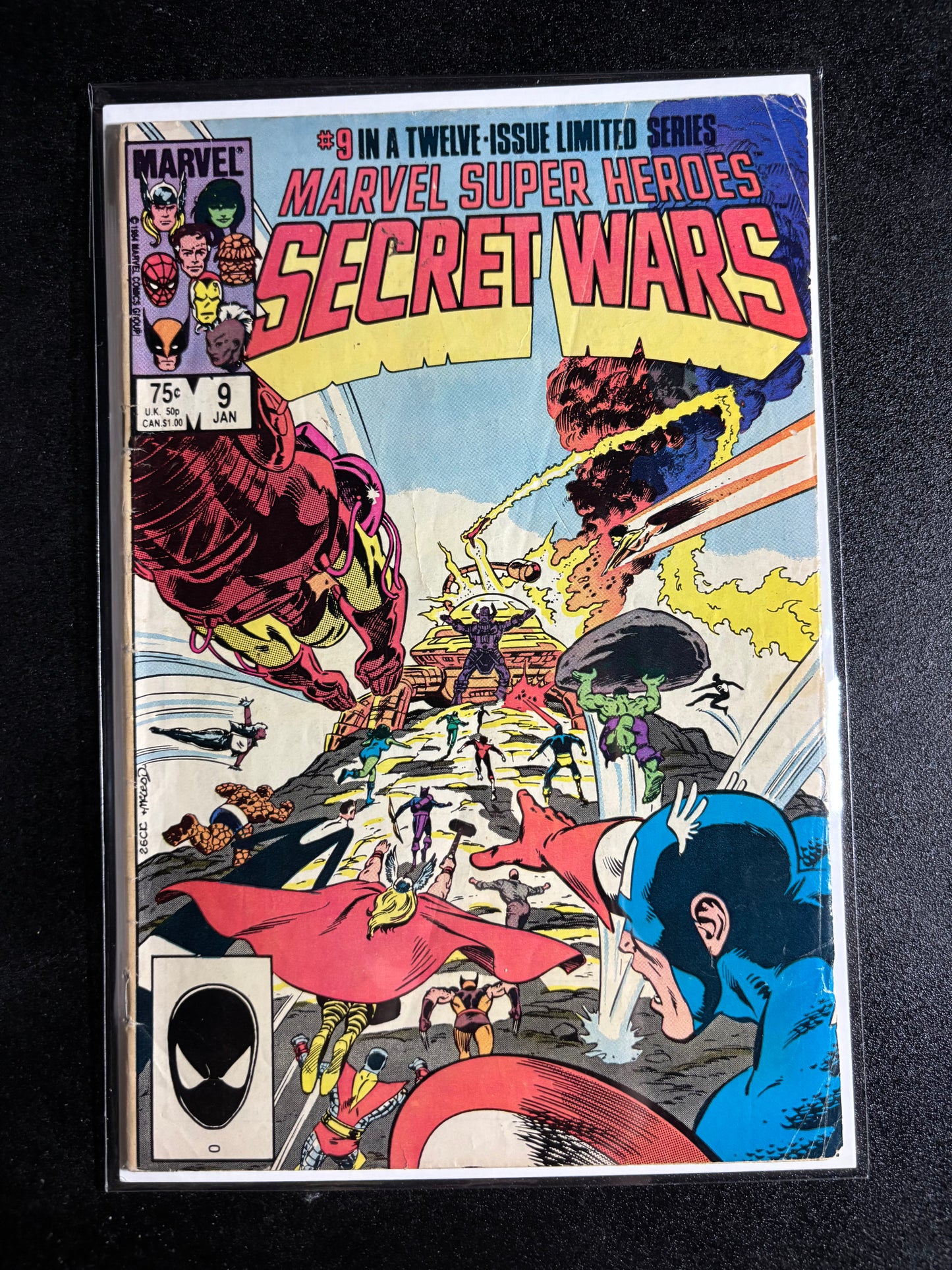 Marvel Super Heroes Secret Wars #9 (1985, Marvel Comics)