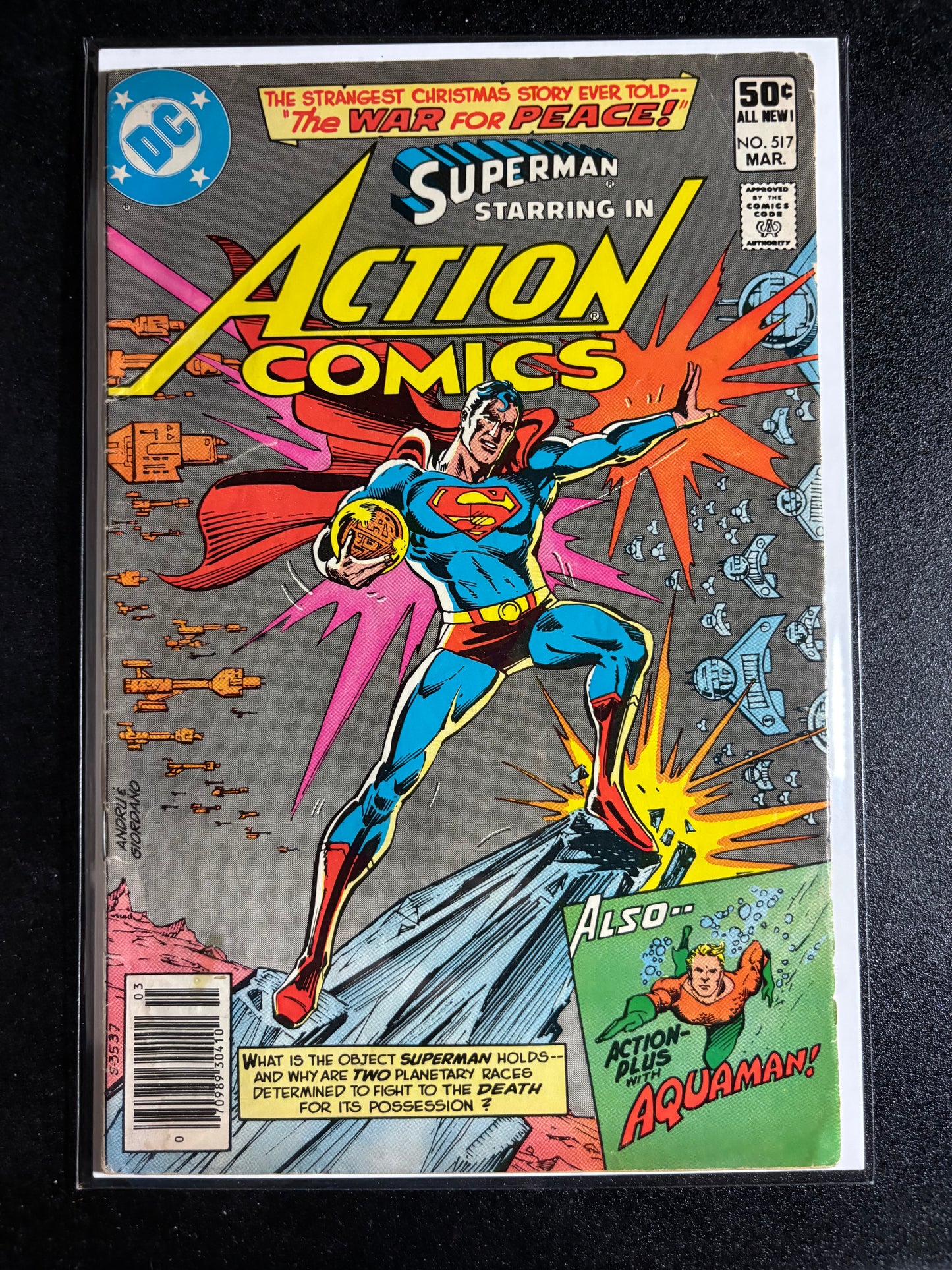 Action Comics #517 (1981) – The War for Peace! – Bronze Age DC