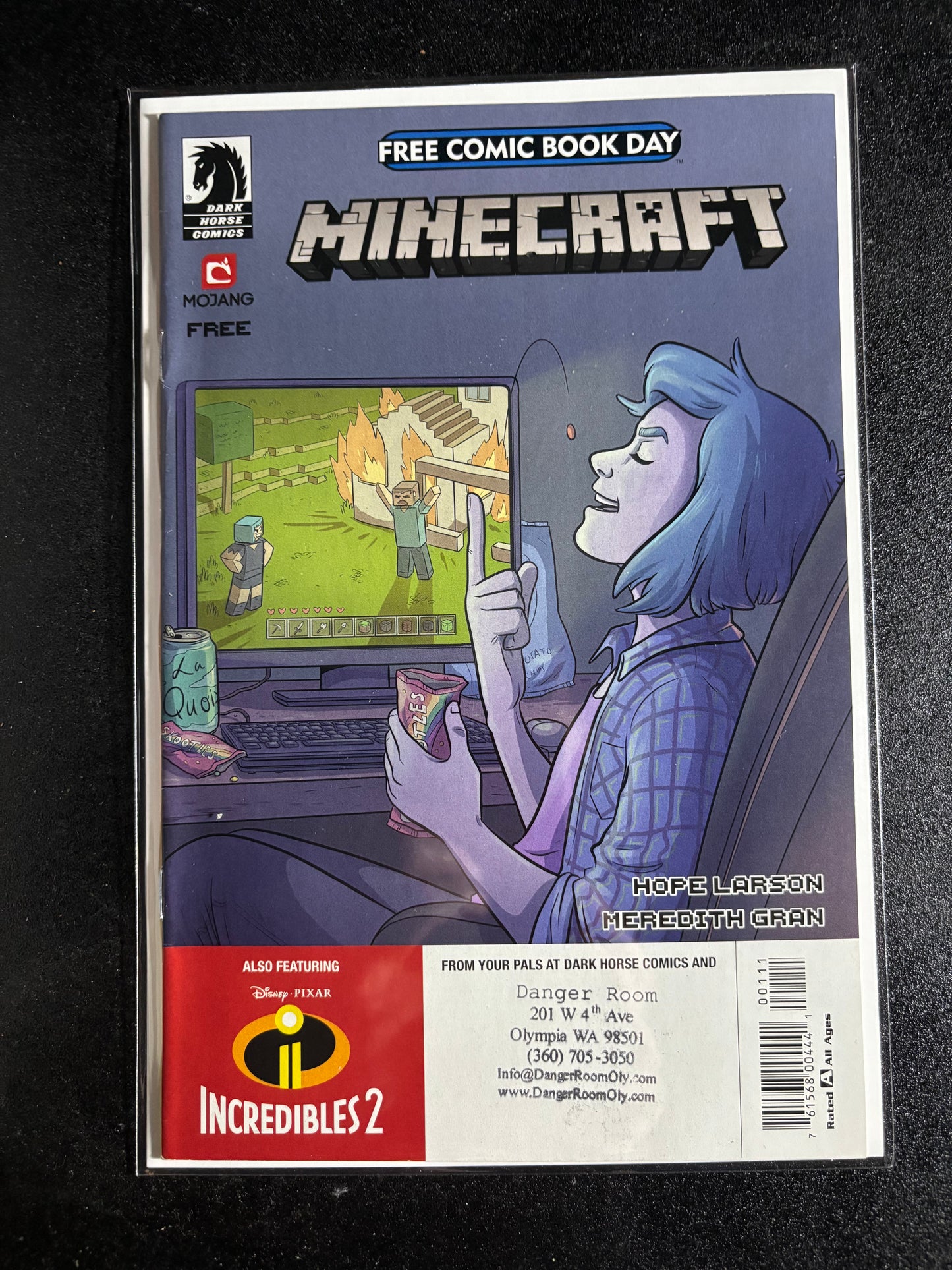 Minecraft / Incredibles 2 – Free Comic Book Day Special (2018, Dark Horse Comics)