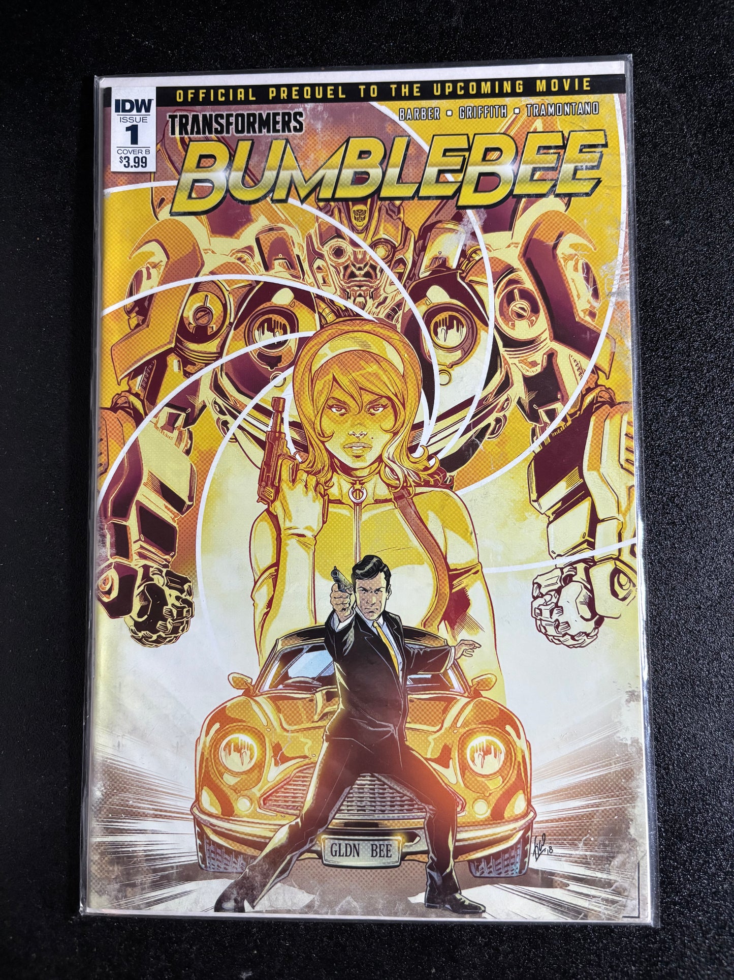 Bumblebee #1 – Official Movie Prequel (IDW Publishing) – Cover B