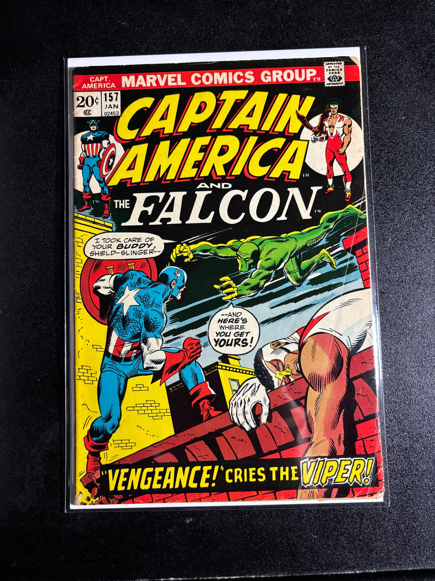 Captain America and The Falcon #157 (1973, Marvel Comics)
