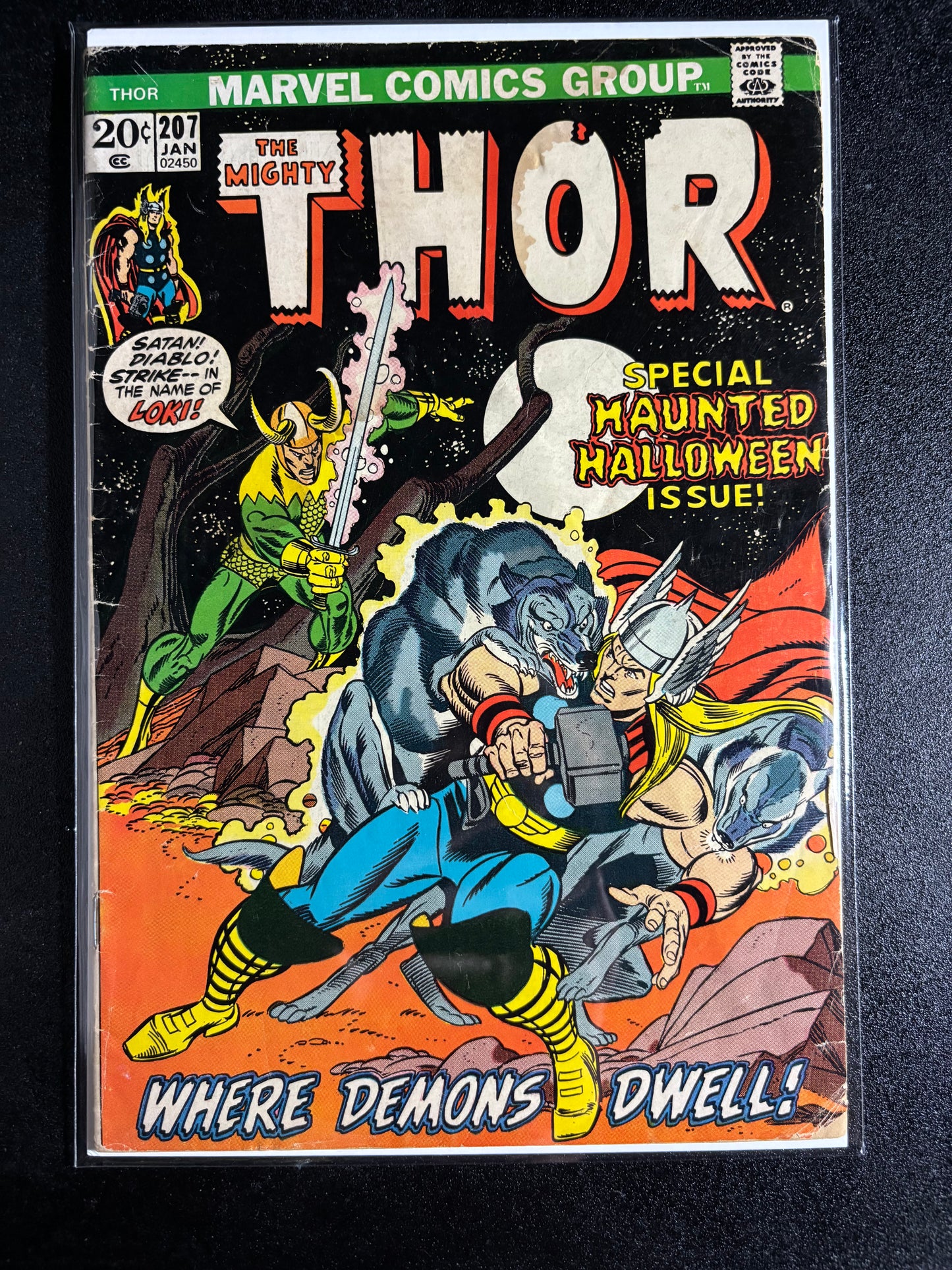 The Mighty Thor #207 (January 1973) – Marvel Comics
