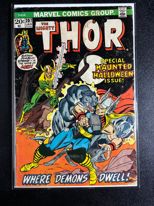 The Mighty Thor #207 (January 1973) – Marvel Comics