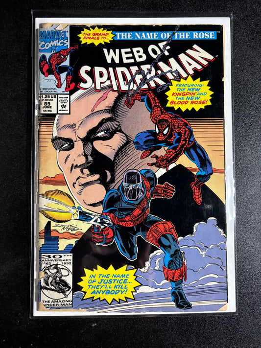 Web of Spider-Man #89 – The Grand Finale to The Name of the Rose