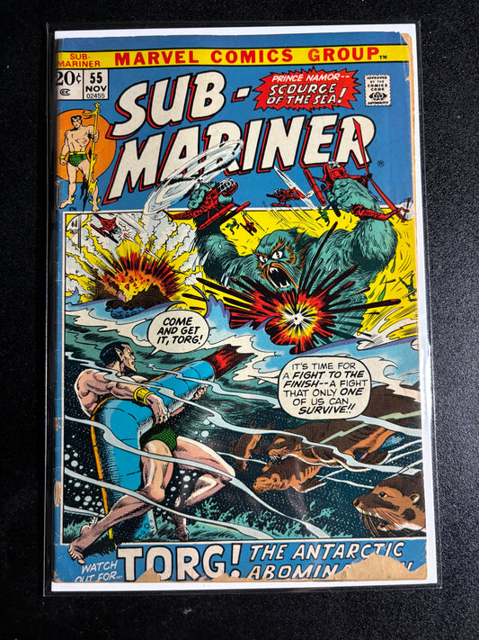 Sub-Mariner #55 (1973, Marvel Comics)
