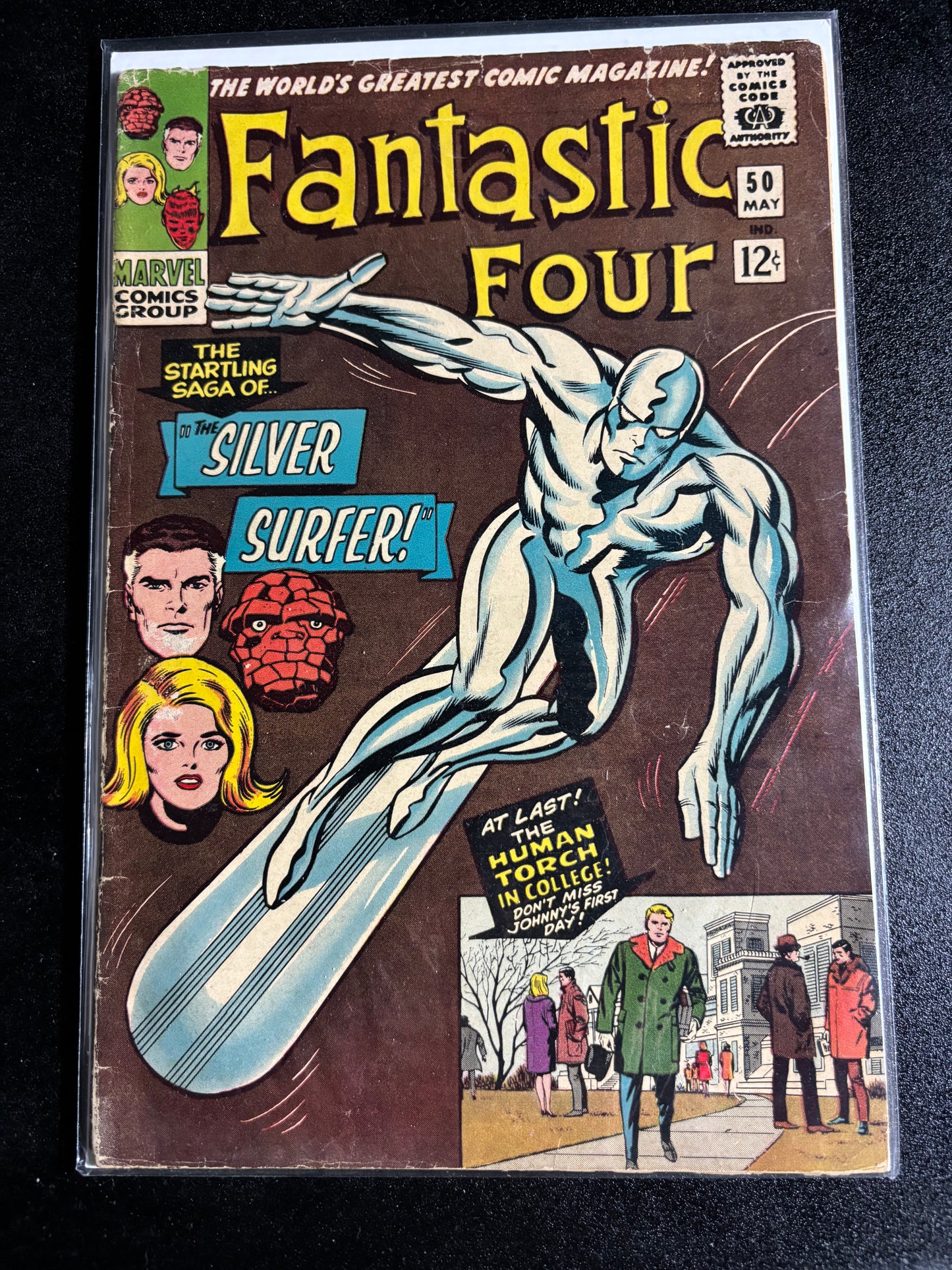 Fantastic Four #50 (1966) – 3rd Silver Surfer & Galactus Appearance – Silver Age Marvel Key