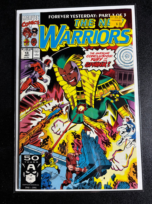 The New Warriors #13 – Forever Yesterday: Part 3 of 3 (1991, Marvel Comics)