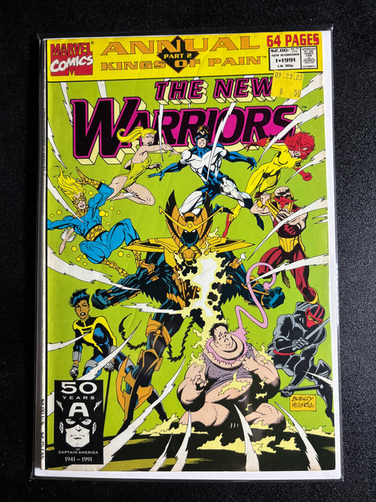 The New Warriors Annual #1 – Kings of Pain Part 2 (1991, Marvel Comics)