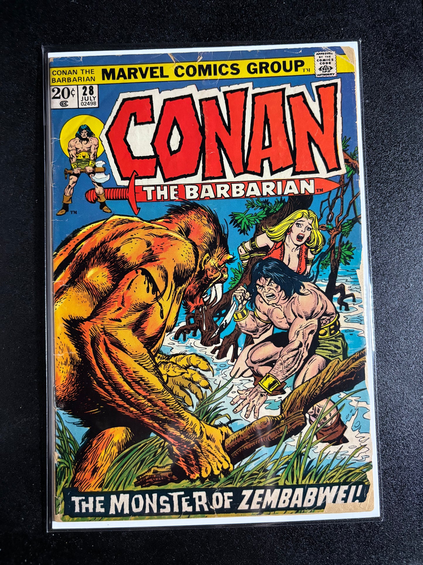 Conan the Barbarian #28 (July 1973, Marvel Comics)