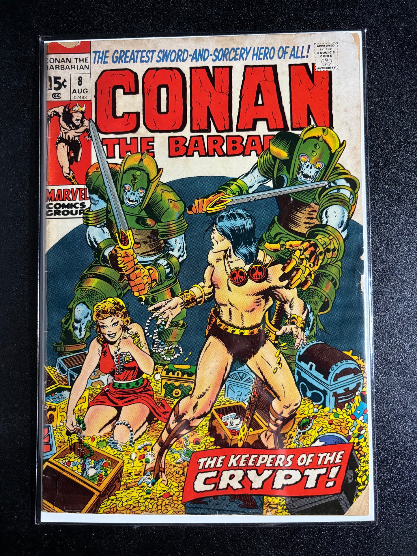 Conan the Barbarian #8 (Aug 1971, Marvel Comics)