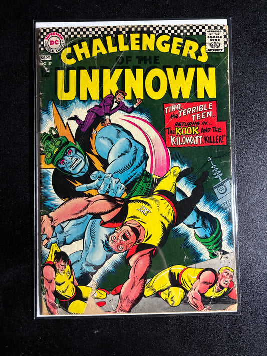 Challengers of the Unknown #57 (1967, DC Comics)