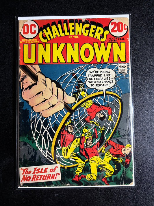 Challengers of the Unknown #78 – “The Isle of No Return!” (1970, DC Comics)