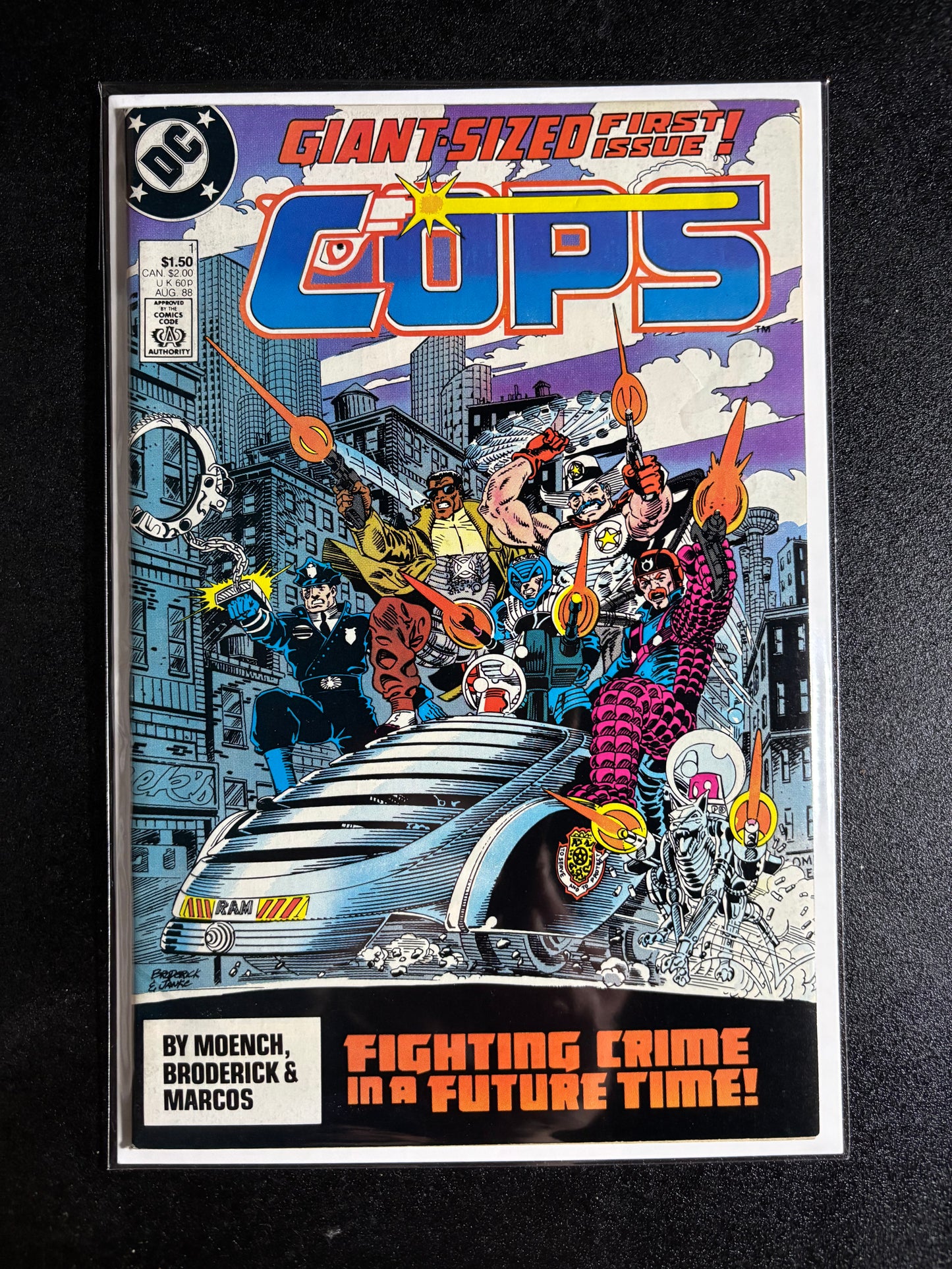 COPS #1 – Giant-Sized First Issue – DC Comics (1988)