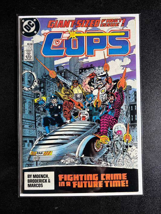 COPS #1 – Giant-Sized First Issue – DC Comics (1988)