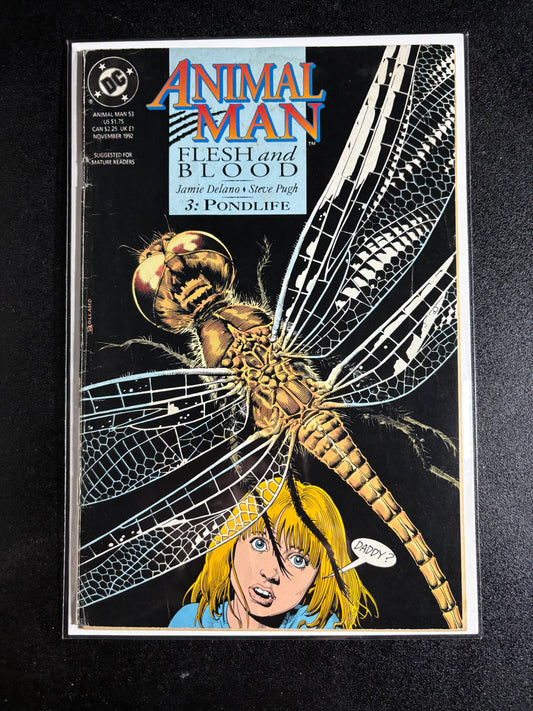 Animal Man #53 – Flesh and Blood, Part 3: Pondlife – DC Comics (1992)