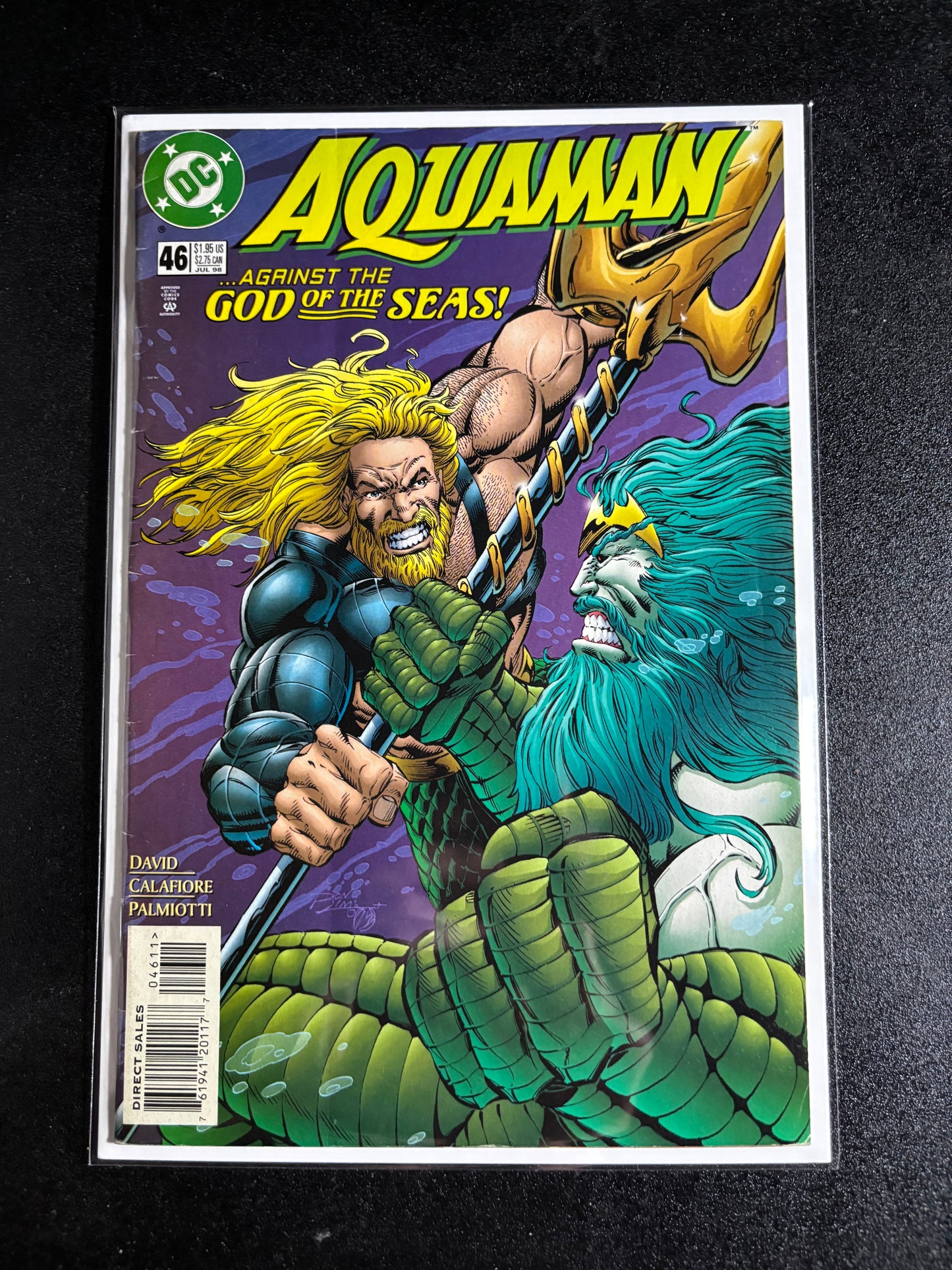 Aquaman #46 – Against the God of the Seas! – DC Comics (1998)