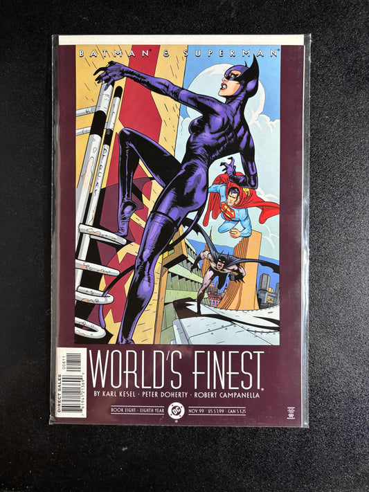 Batman & Superman: World’s Finest #8 – Catwoman Cover (Nov 1999, DC Comics)