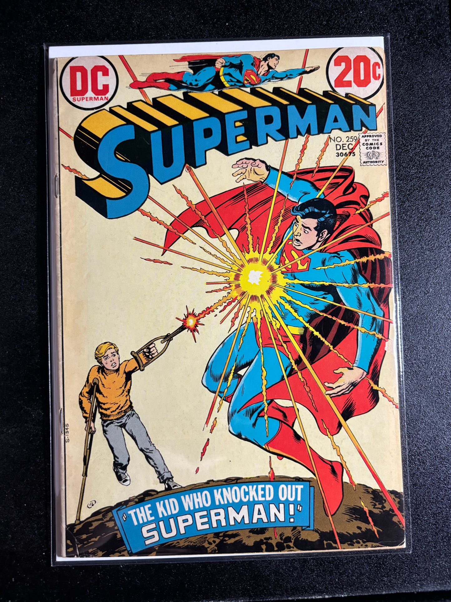 Superman #259 (1972) – The Kid Who Knocked Out Superman! – Bronze Age DC