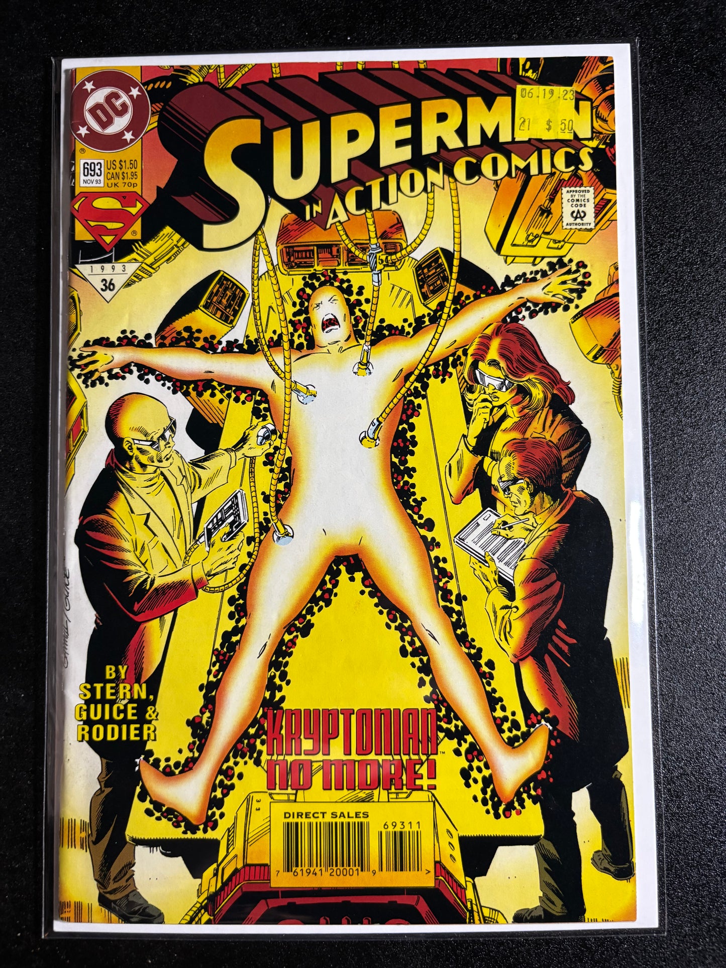 Superman in Action Comics #693 (1993) – Kryptonian No More! – DC Comics