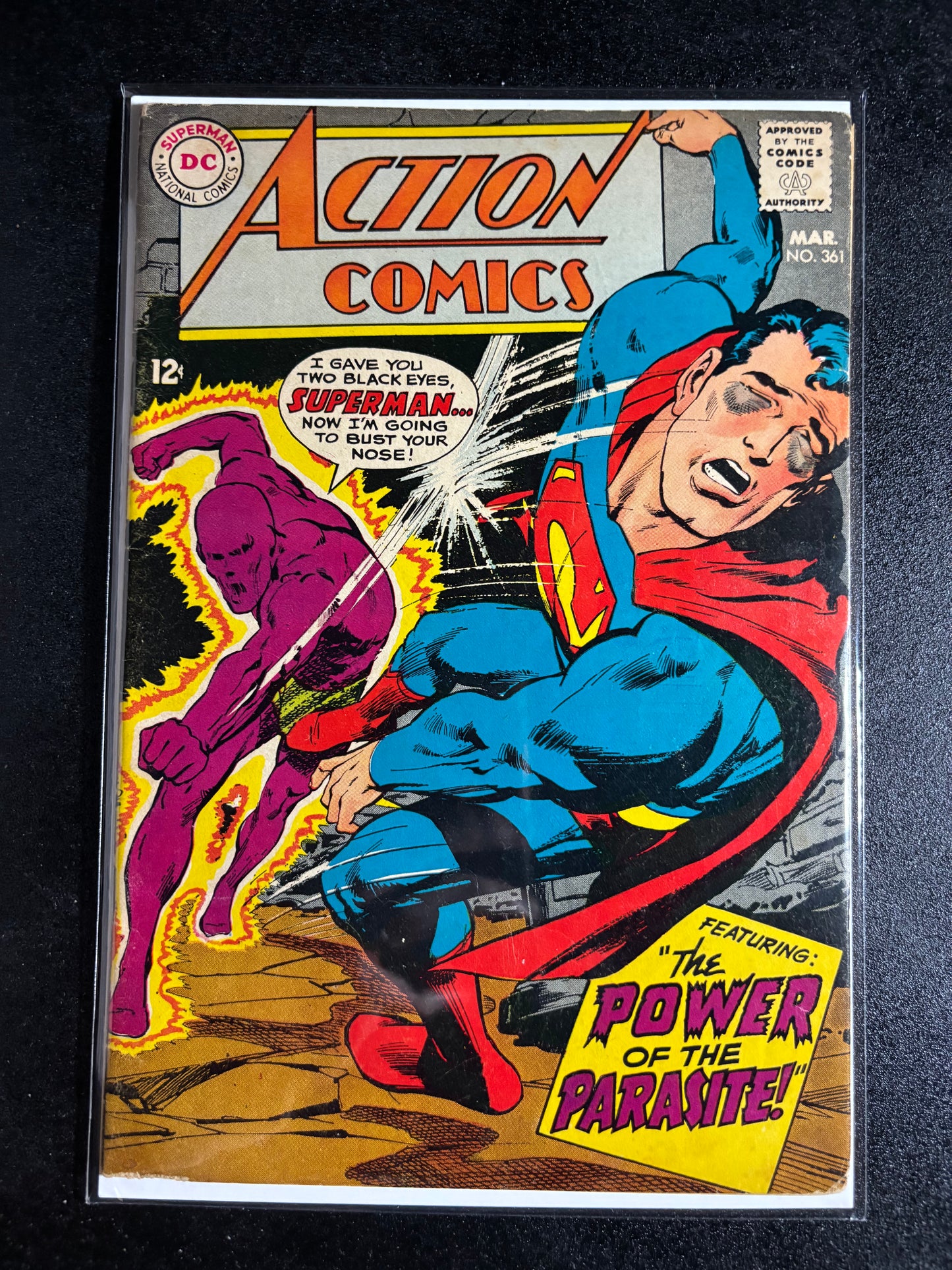Action Comics #361 (1968) – Superman vs. Parasite – Silver Age DC