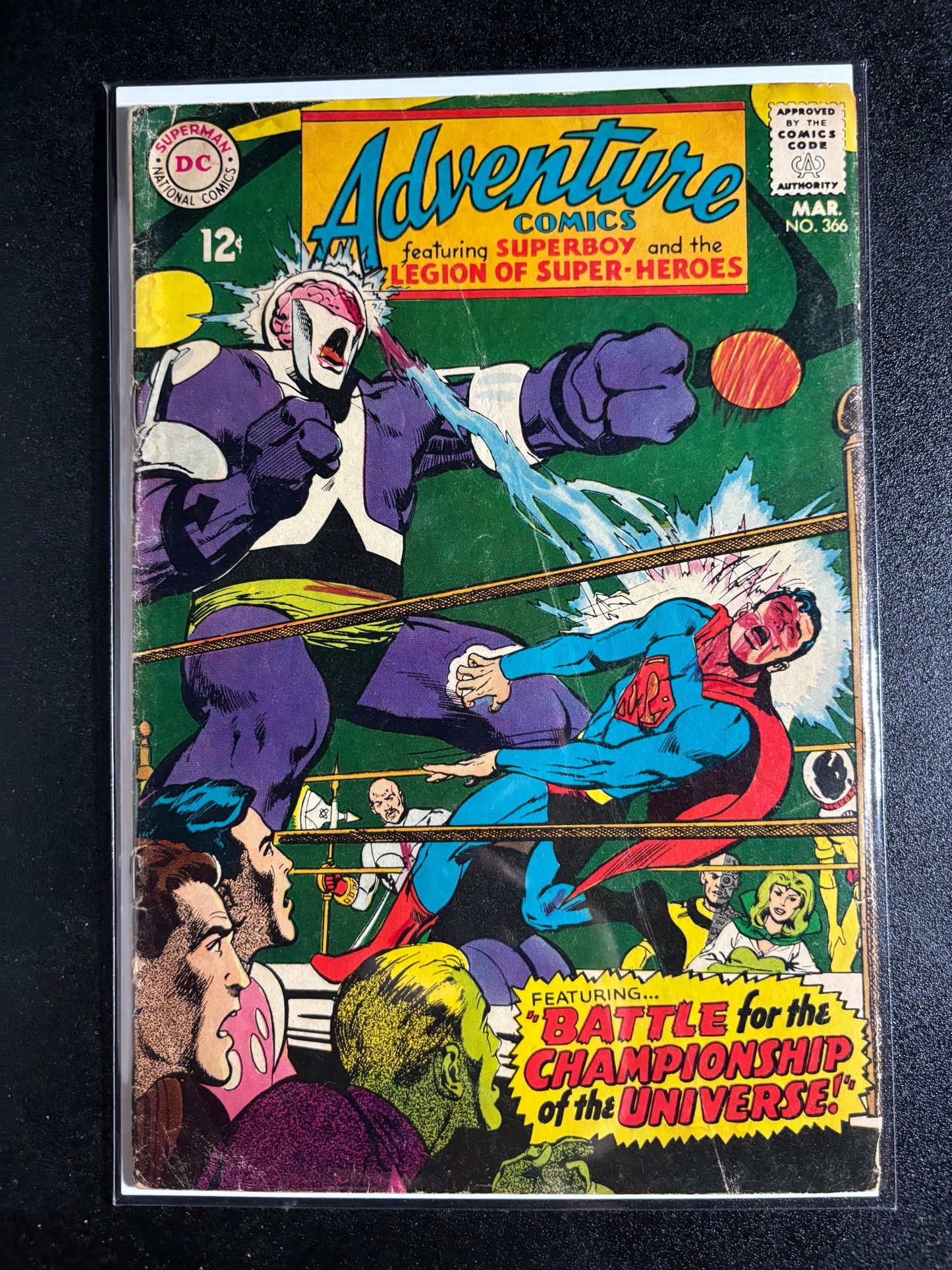 Adventure Comics #366 (1968) – DC Comics – Superboy & Legion of Super-Heroes