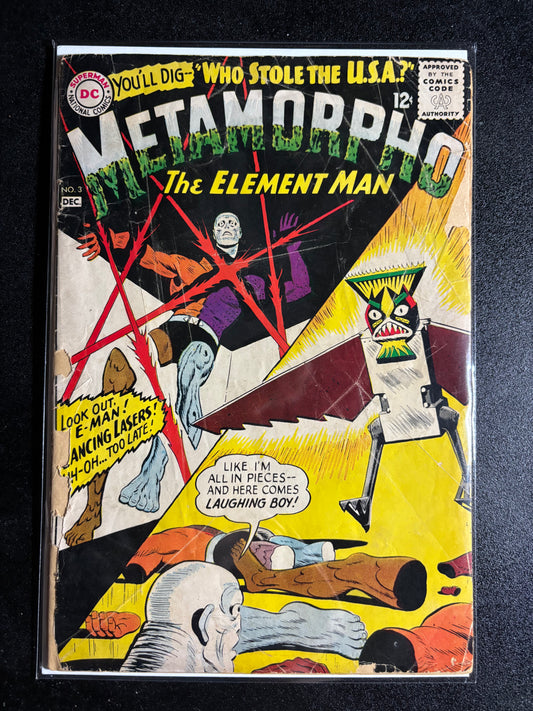 Metamorpho The Element Man #3 (December 1965, DC Comics)