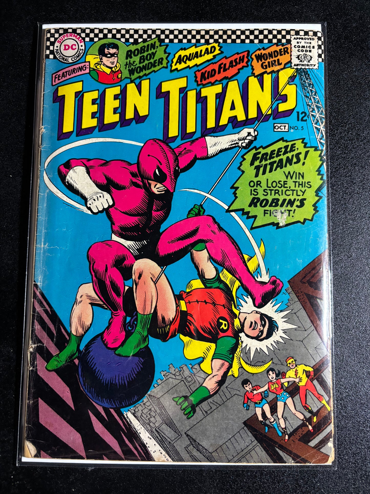 Teen Titans #5 – Freeze, Titans! (1966, DC Comics)