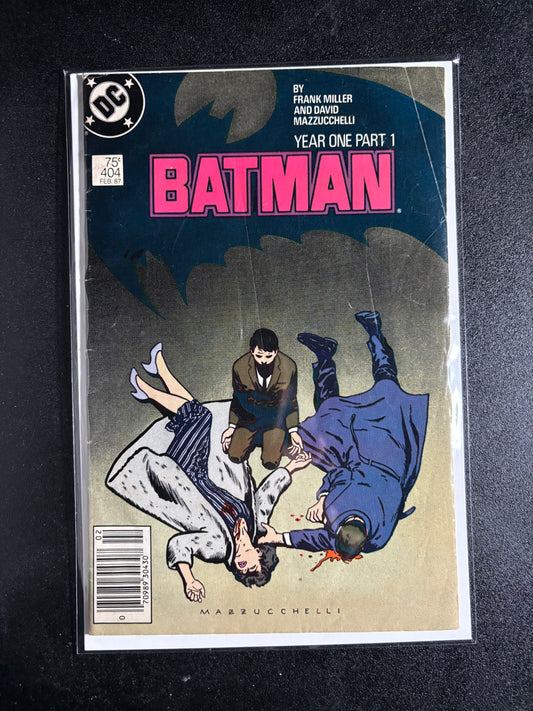 Batman #404 (1987) – Year One Part 1 – Frank Miller & David Mazzucchelli – DC Comics