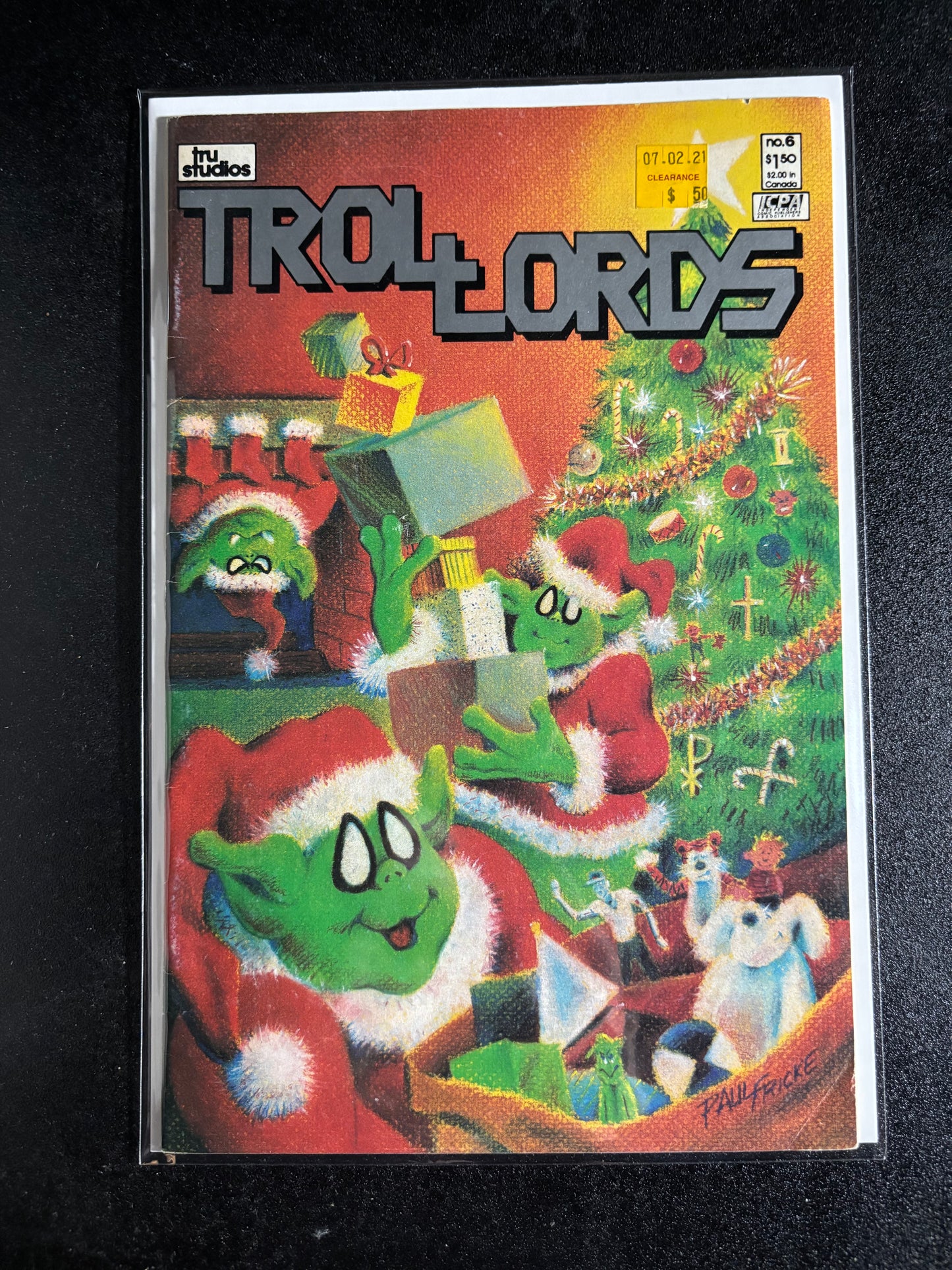 Troll Lords #6 – Tru Studios (1986) – Christmas Cover
