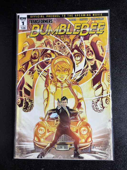 Bumblebee #1 – Official Movie Prequel (IDW Publishing) – Cover B