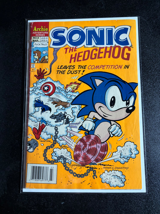 Sonic the Hedgehog #8 – Archie Adventure Series (March 1994)
